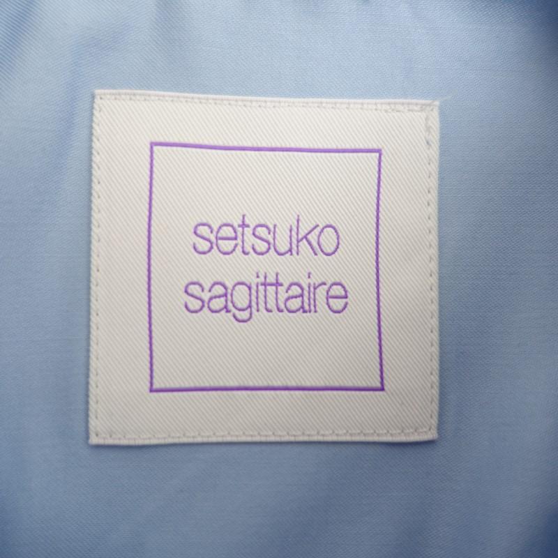 セツコサジテール setsuko sagittaire *マルグリッド セーラーブラウスジャケット*Fサックスブルーゆったり(2-2512-150)【70A62】の画像