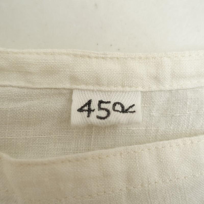 45R（フォーティファイブアール） 【定価2.3万】45R *インドリネン平の