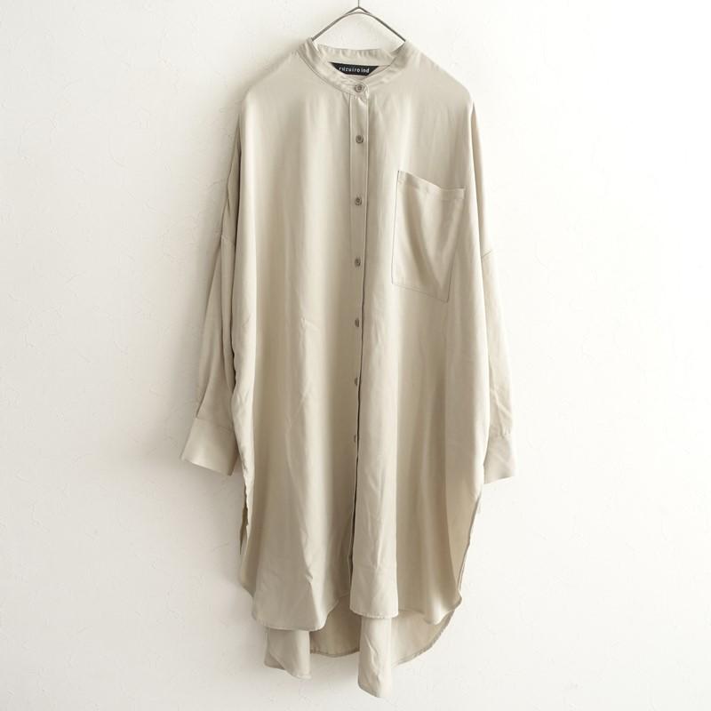 未使用/2025/定価1.8万】ミズイロインド mizuiro-ind *バンドカラー 