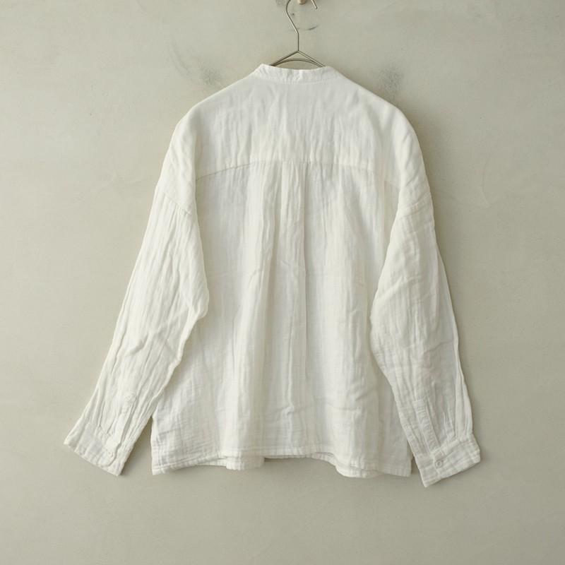 中川政七商店 【定価1.7万】中川政七商店 *綿麻ガーゼの休日シャツ