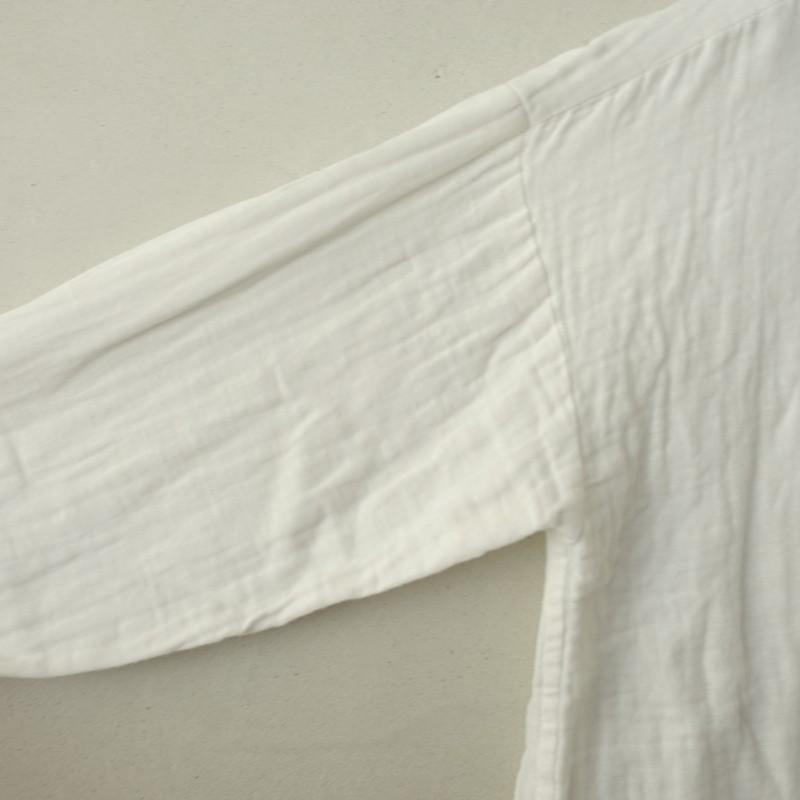 中川政七商店 【定価1.7万】中川政七商店 *綿麻ガーゼの休日シャツ