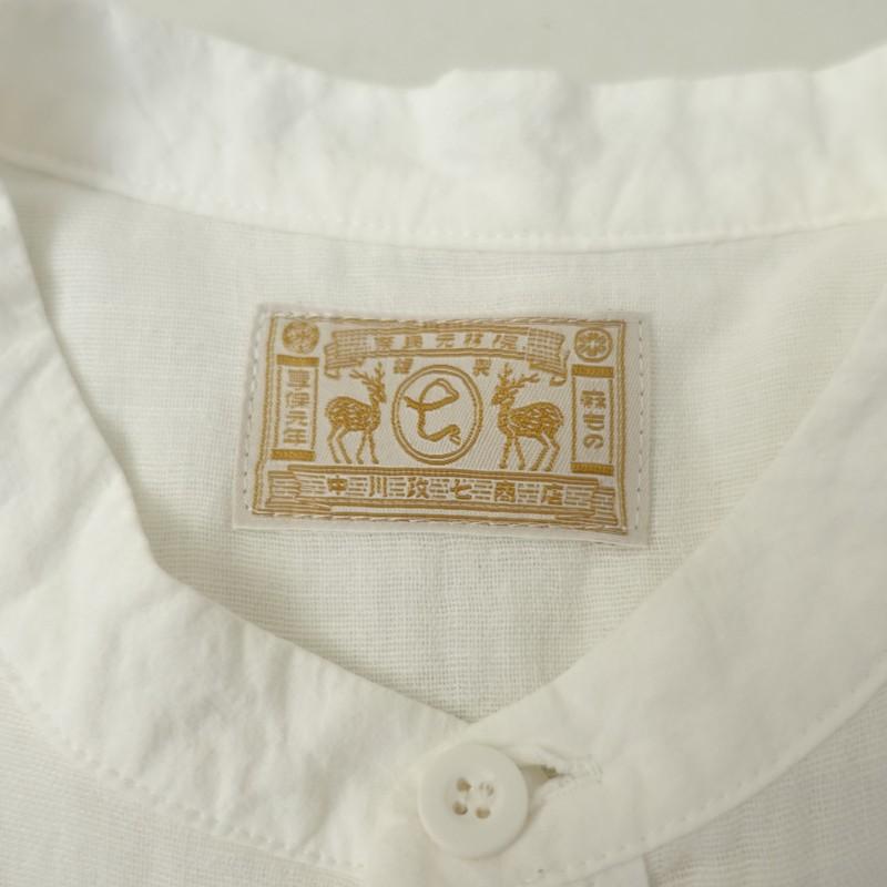 中川政七商店 【定価1.7万】中川政七商店 *綿麻ガーゼの休日シャツ