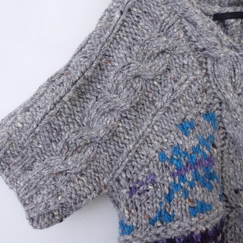 ARCHI（アーキ） *ウールジャカード&ケーブルニットプルオーバー