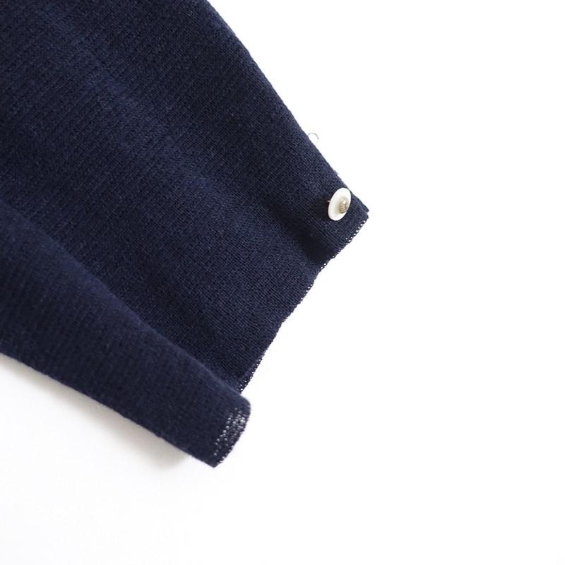 ミナペルホネン　travelニット　ブラック　36 ミナペルホネン travelニット ブラック 36