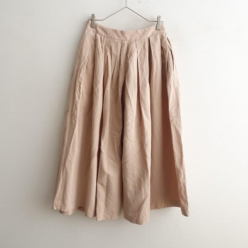 mina perhonen（ミナペルホネン） *nessaコットンリネンランダムタック