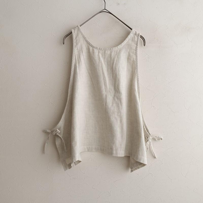 新品 コロニー a +koloni ナチュラルなコットンビエラワイドベスト a+koloni 【2024AW/定価1.1万】アラクリティーコロニー a+koloni