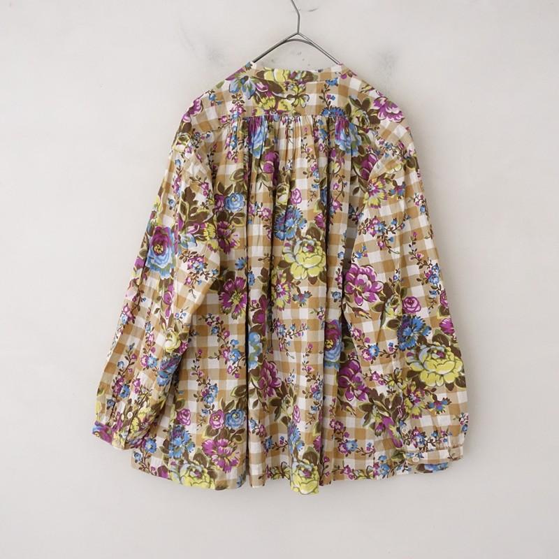45R 花柄シャツ 45R（フォーティファイブアール） 【定価5.9万】45R *インドカディ