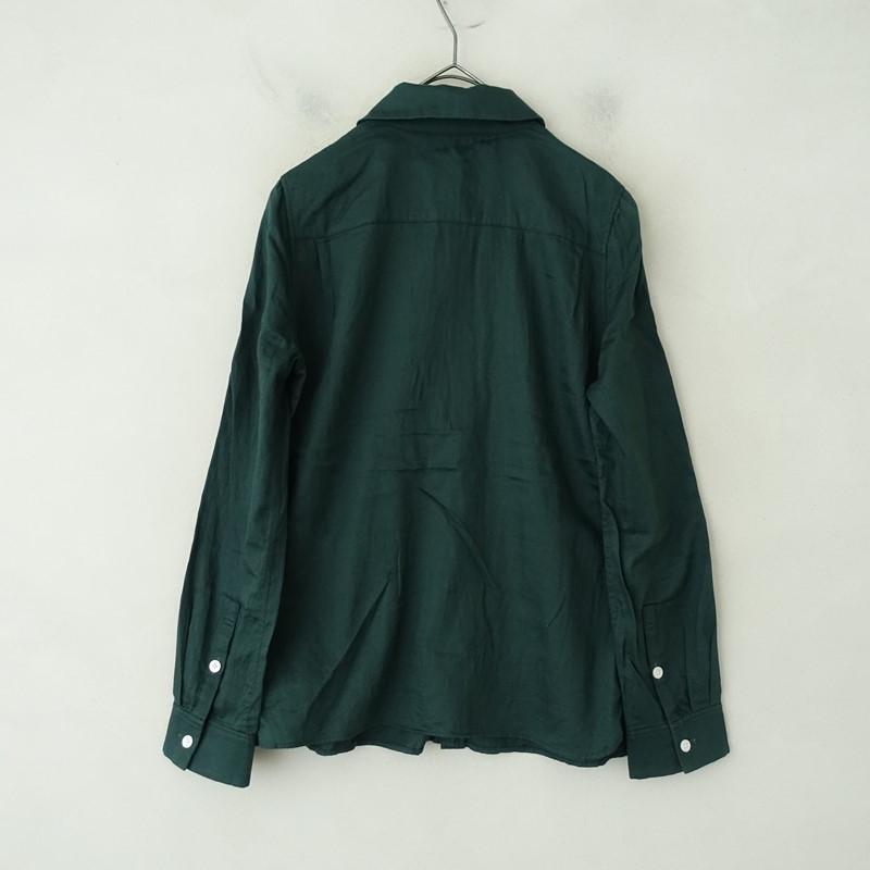 mina perhonen（ミナペルホネン） *even丸衿ワンポイント刺しゅう長袖