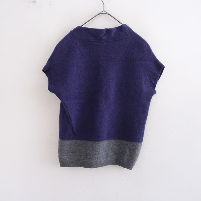 パラスパレス Pal'las Palace *ウールプレスニットバイカラーフレンチ