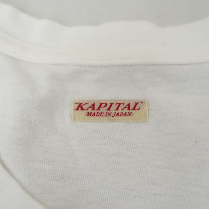 KAPITAL（キャピタル） *ヒッピーロンT*1コットン天竺カットソー