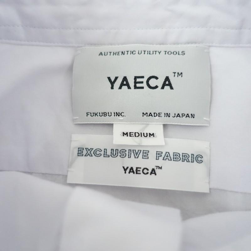 YAECA（ヤエカ） *14159/コンフォートコットンシルク長袖シャツ*M