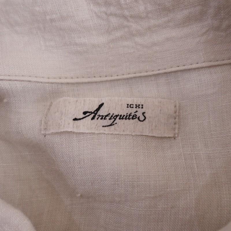 イチアンティークス　リネンボイルローウエストギャザーワンピース　春夏 ICHI Antiquites イチ アンティークス ICHI Antiquite's *リネンボイル