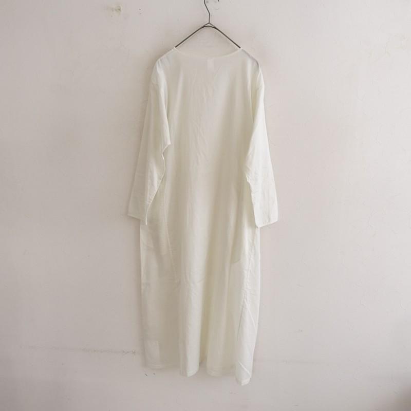 2025SS/定価3万】ヨリ Yoli *Simple one-piece*1コットンシアーオフ