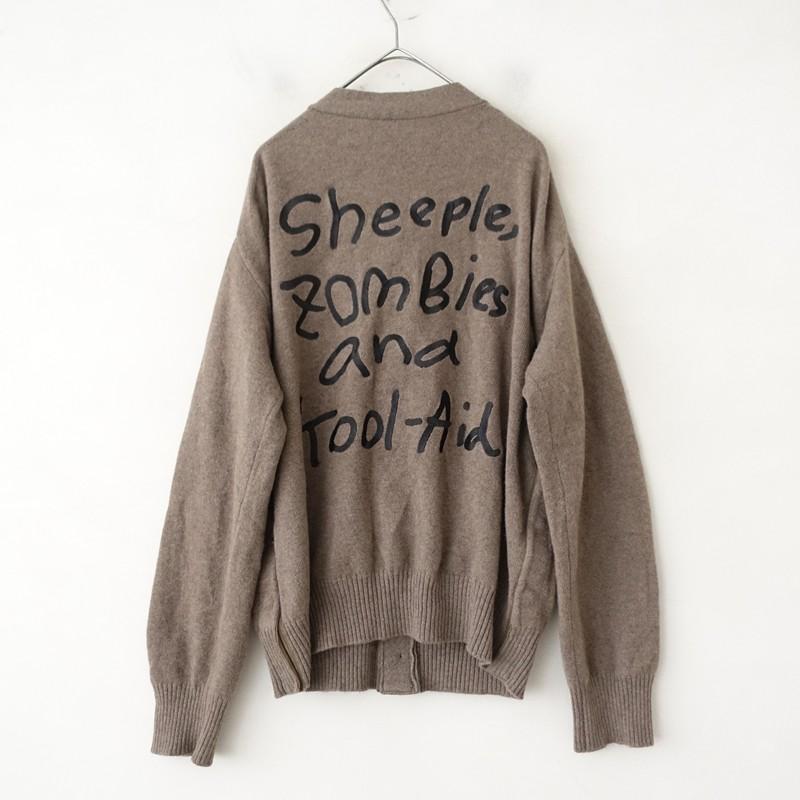 sacai（サカイ） *MADSAKIコラボ/メッセージ刺しゅうカーディガン*2