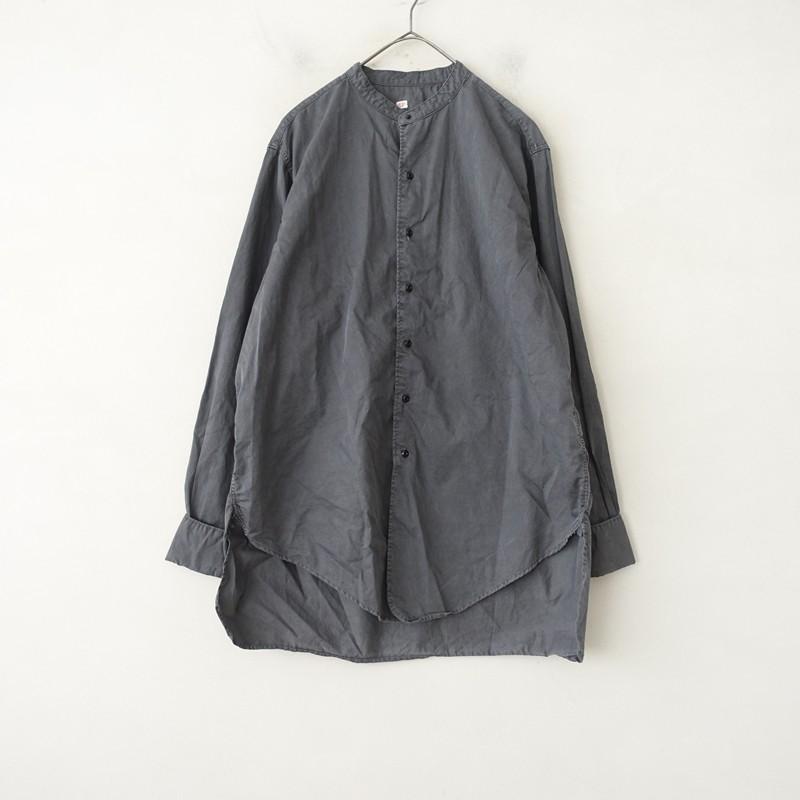 OUTIL ウティー *CHEMISIER SAPOIS SHIRT*チャコールグレー染ムラノー