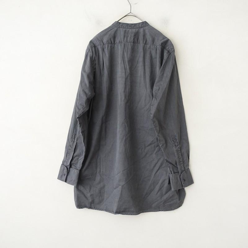 OUTIL ウティー *CHEMISIER SAPOIS SHIRT*チャコールグレー染ムラノー