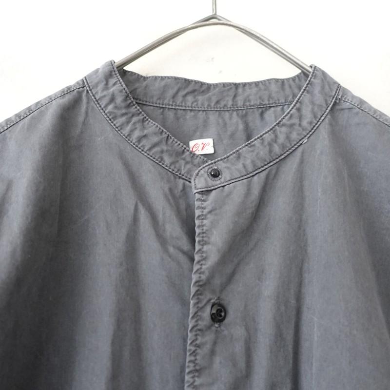 OUTIL ウティー *CHEMISIER SAPOIS SHIRT*チャコールグレー染ムラノー