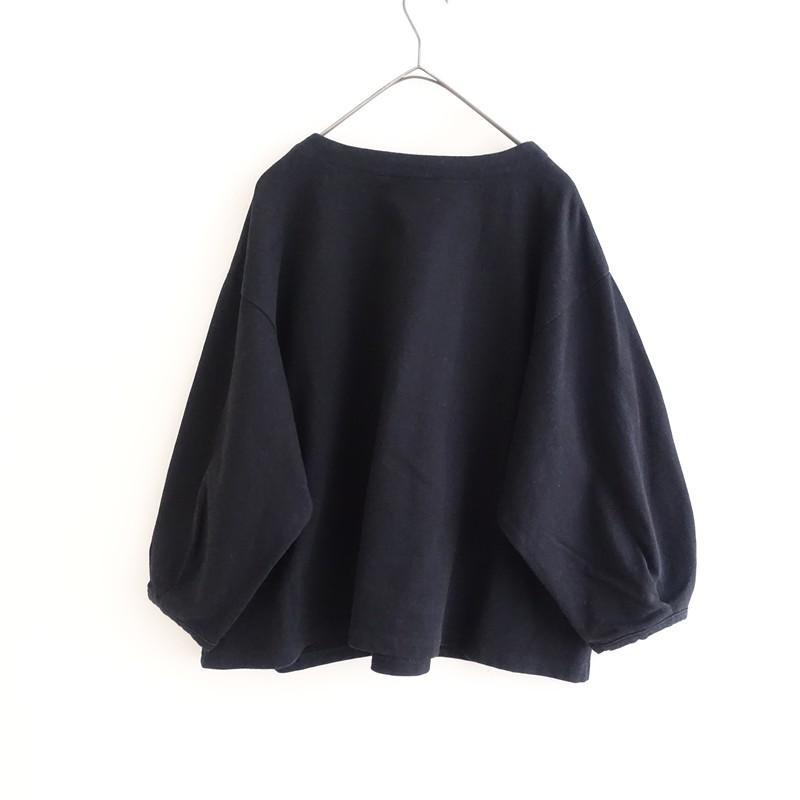 ネストローブ トルコオーガニック天竺タックスリーブプルオーバー nest Robe（ネストローブ） *トルコオーガニック天竺タックスリーブ