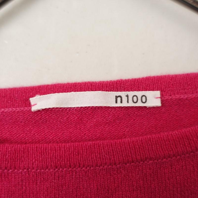 n100（エヌワンハンドレッド） *ファインカシミヤニット長袖T