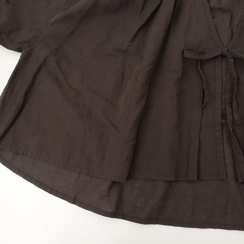 2025AW✨ネストローブ　シアーコットンリネンケープブラウス nest Robe（ネストローブ） 【2025AW/定価2.6万】ネストローブ *清水