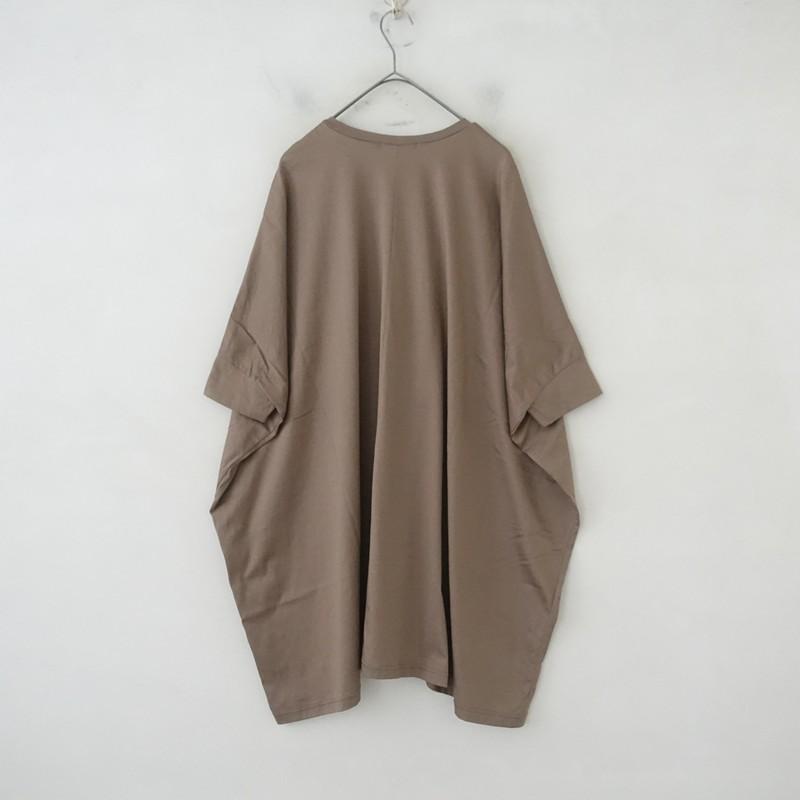 ミズイロインド mizuiro-ind *ビッグシルエットTEE*コットンモカ 