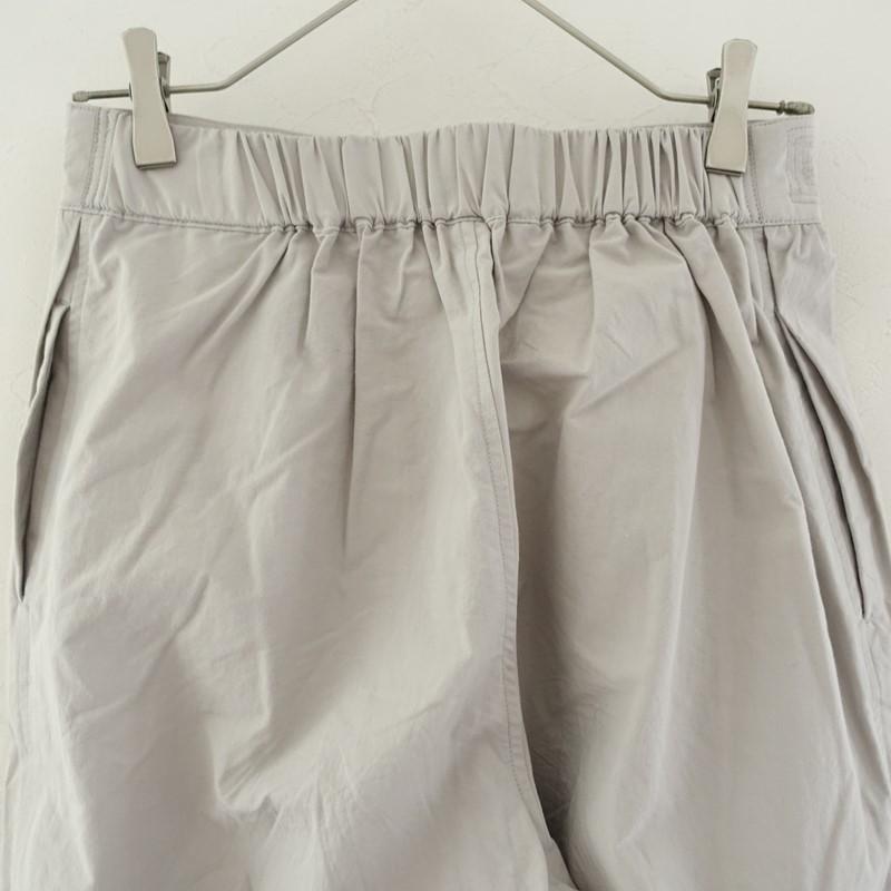 【美品/2025SS/定価7.5万】アーツ&サイエンス ARTS&SCIENCE *Stitch Belt Gather Cotton Pants*0グレー布帛(2-2603-347)【91D62】_3