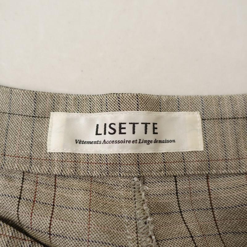 リゼッタ Lisette *リネンブレンドグラフチェックジョガーパンツ*382