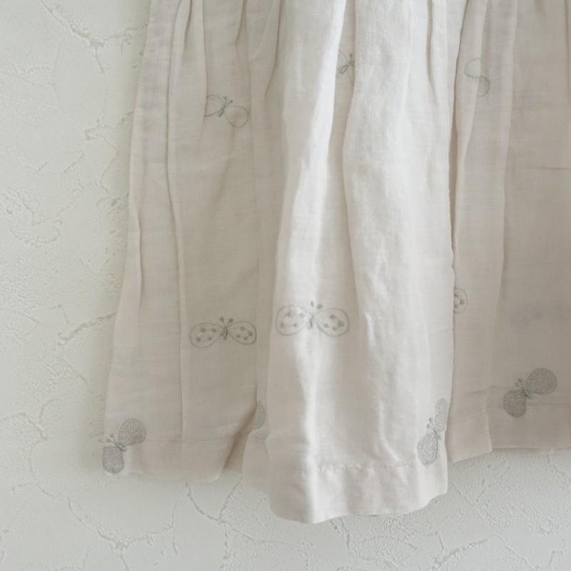 mina perhonen（ミナペルホネン） *choucho異素材切替ギャザー刺繍