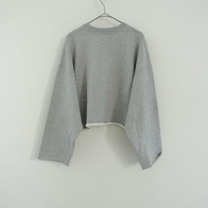 SACRA（サクラ） 【定価2.5万】サクラ *EXTRA FINE FLEECE CROPPED TOP 
