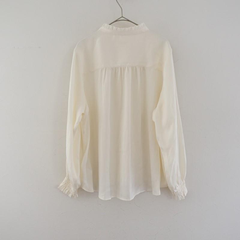 定価1.1万】ソソット sosotto *アンティークサテンフリル衿ブラウス 