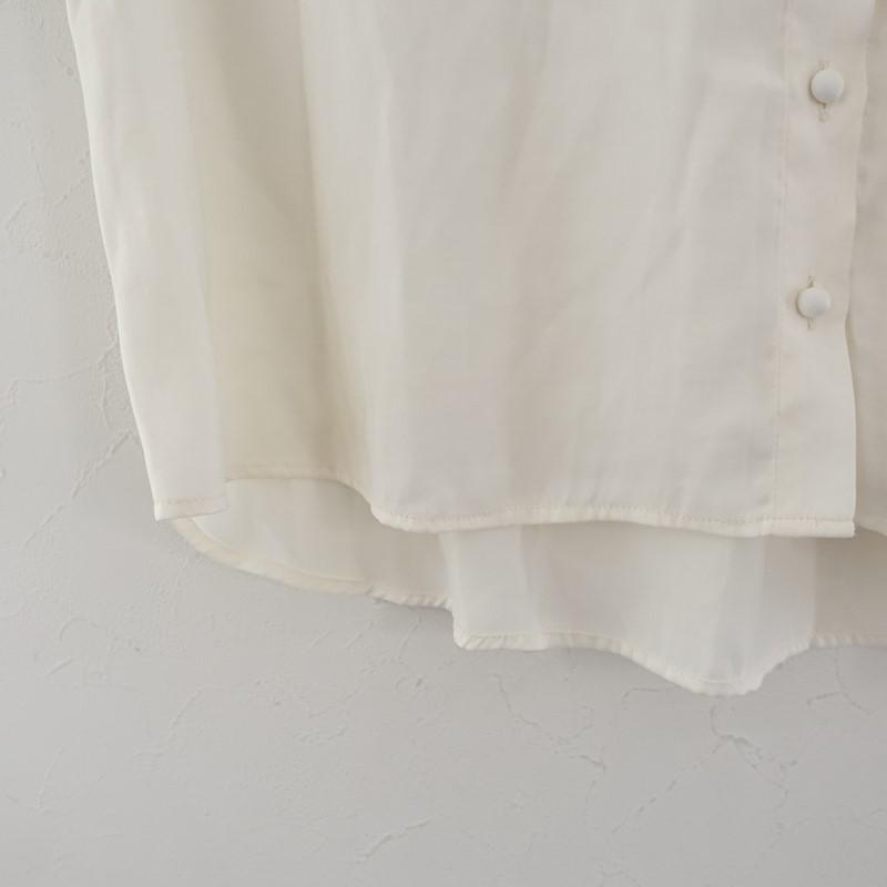 定価1.1万】ソソット sosotto *アンティークサテンフリル衿ブラウス 