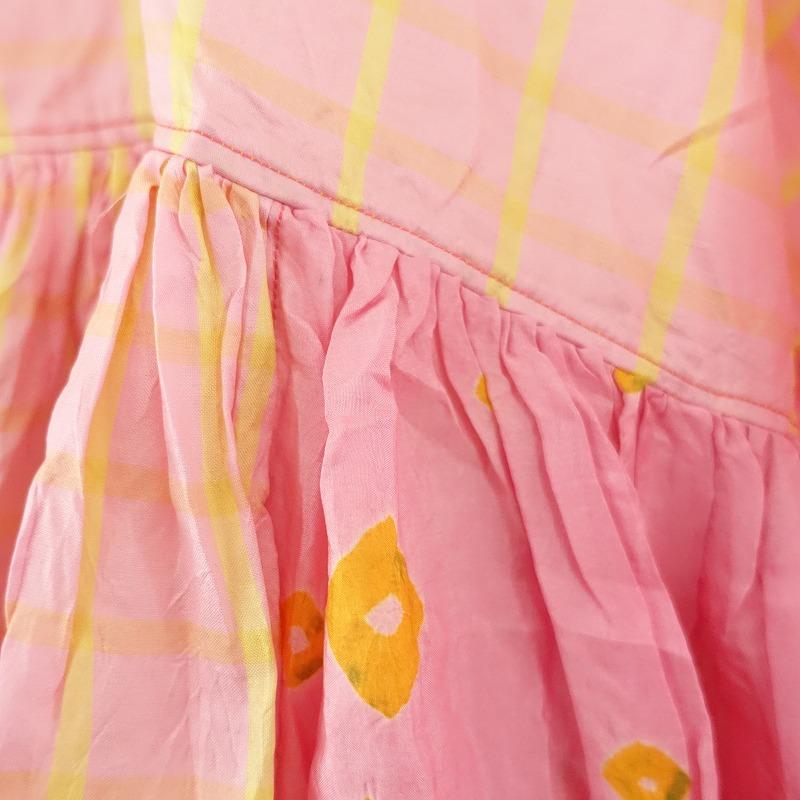 INJIRI シルク　絞り染め　シャツ　インジリ INJIRI シルク 絞り染め シャツ インジリ