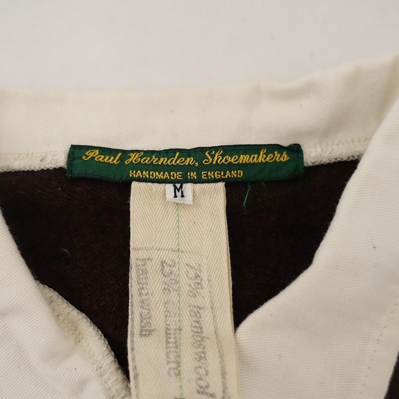 ポールハーデン Paul Harnden *ウールカシミヤ混ニットシャツ*M ポールハーデン Paul Harnden *ウールカシミヤ混ニットシャツ*M