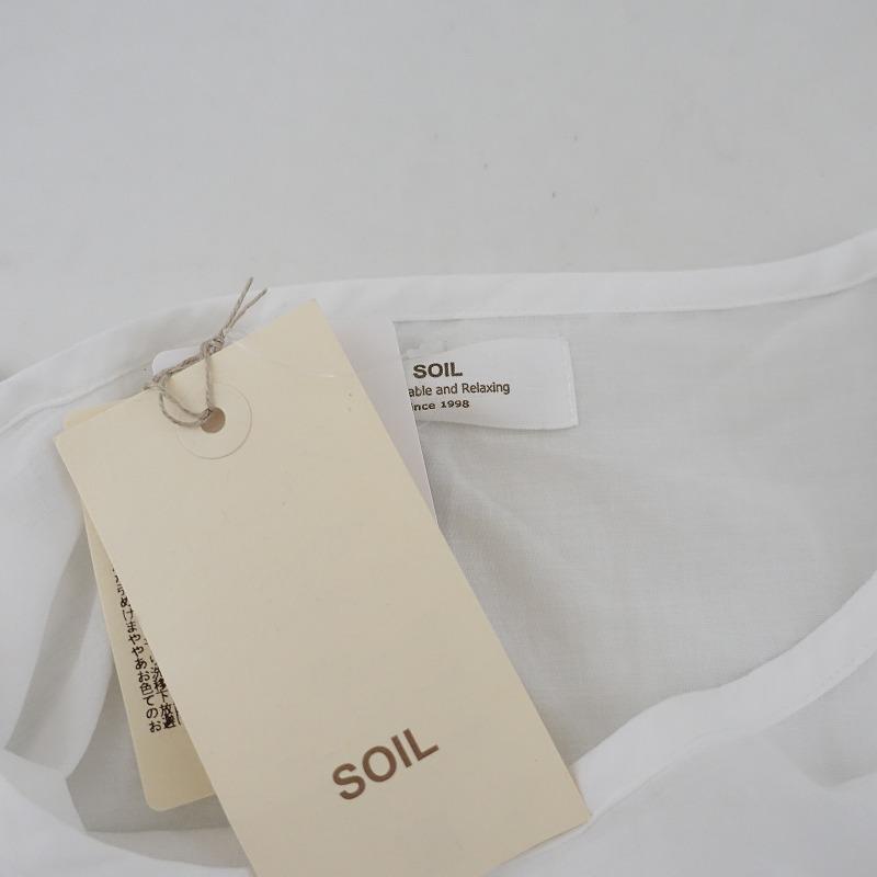 SOIL（ソイル） 【未使用/2023SS/定価1.4万】ソイル *刺繍スリーブプル