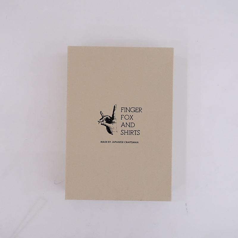 FINGER FOX AND SHIRTS 【未使用/定価1.9万】フィンガーフォックス 