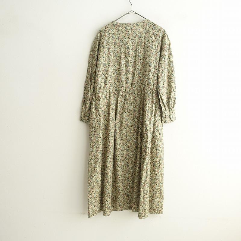 スタディオクリップ リバティコラボシャツ Fサイズ 未使用品 美品】リバティ×スタディオクリップ LIBERTY×studio CLIP *コットン花