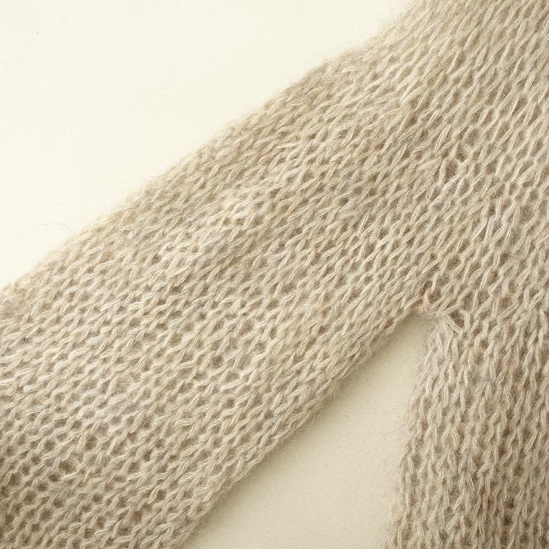 Maiami（マイアミ） *モヘヤ混タートルニットプルオーバー*S/Mウール毛