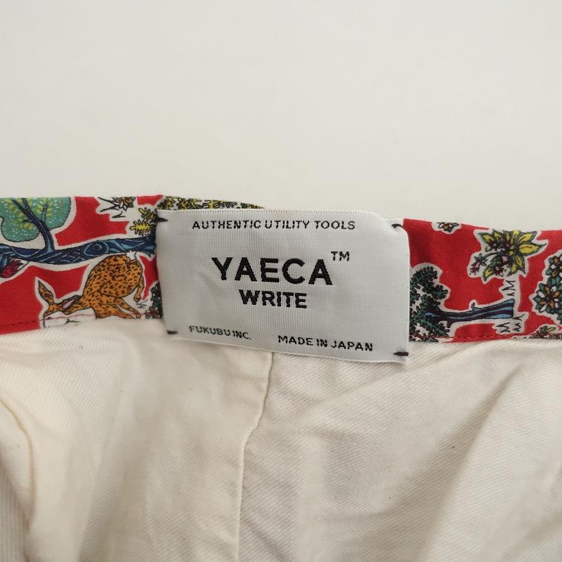 YAECA WRITE　リバティプリント　タックキュロットパンツ YAECA (ヤエカ) WRITE CULOTTES LIBERTY / ライトキュロットリバティ