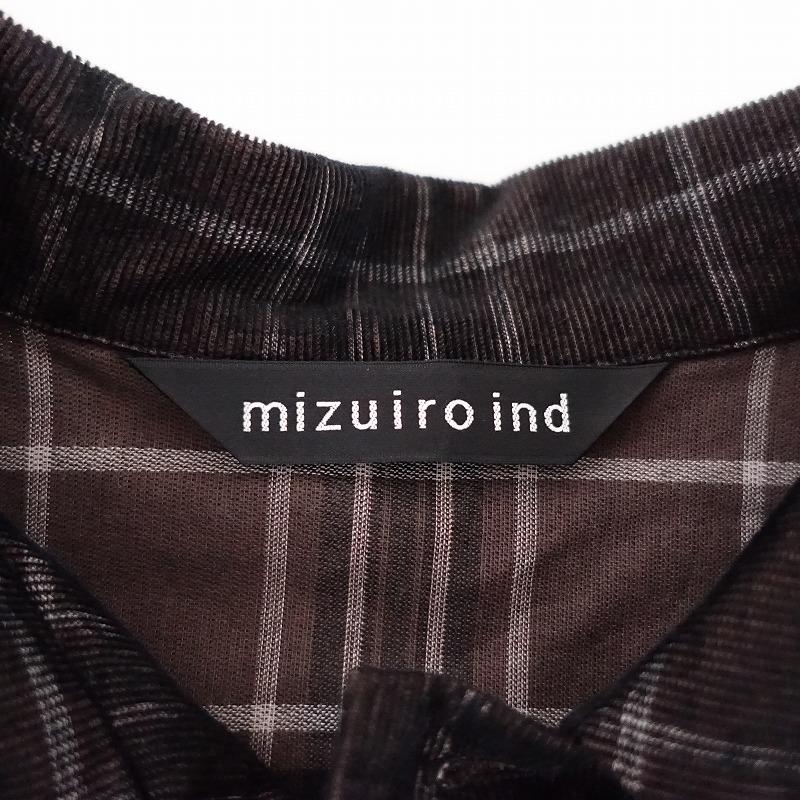 美品/定価3万】ミズイロインド mizuiro-ind *チェックオールインワン 