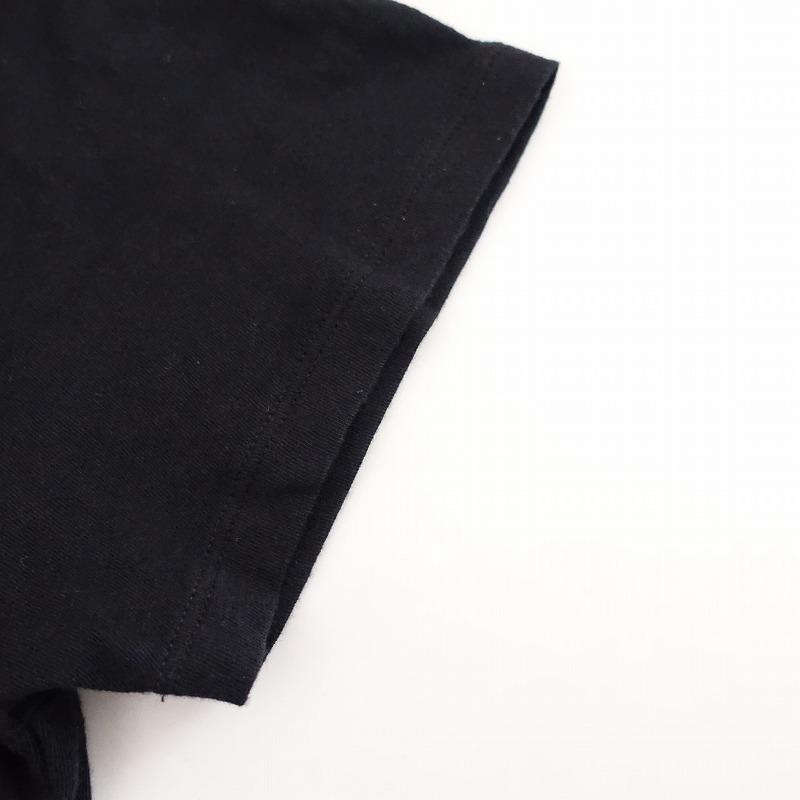 セリーヌ CELINE *コットンカシミヤTシャツ 無地カットソー*S黒 セリーヌ CELINE *コットンカシミヤTシャツ 無地カットソー*S黒