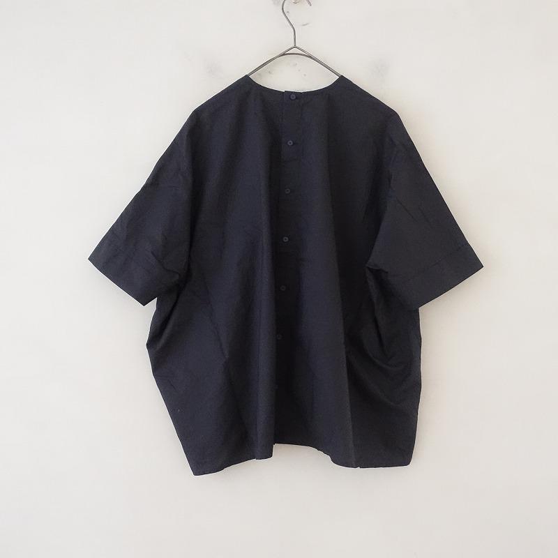 TANDEY オローネ *トーマスシャツ*コットン綿ネイビー濃紺ノー