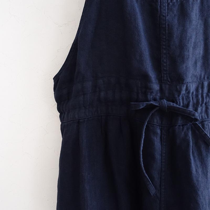 ARMEN 【定価3.5万】アーメン *リネンヘリンボーンエプロン ARMEN 【定価3.5万】アーメン *リネンヘリンボーンエプロン
