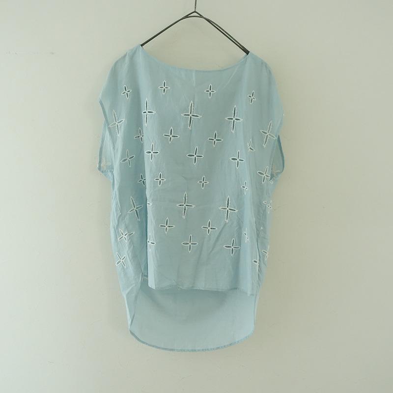 mina perhonen ミナペルホネン *wild star 刺繍ノースリーブ mina perhonen ミナペルホネン *wild star 刺繍ノースリーブ