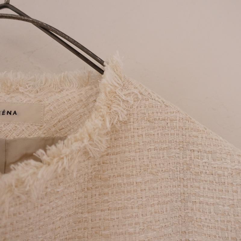 IENA 【2024SS/美品/定価3.3万】イエナ *＆NAVY ドビーツイードジレ*綿 