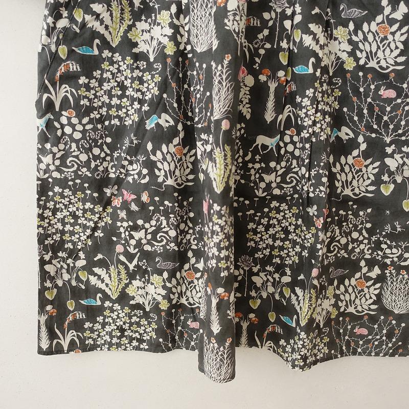 美品リバティ yoshie ワンピース Chambre de nimes chambre de nimes（シャンブルドニーム） ニーム *LIBERTY Yoshie