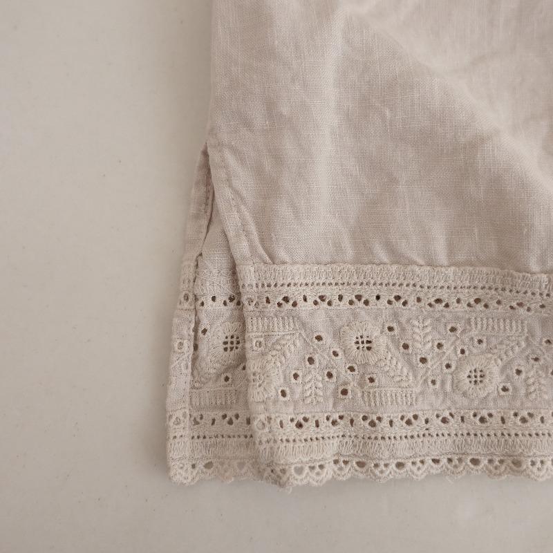 nest Robe エンブロイダリーリネン2WAYベスト