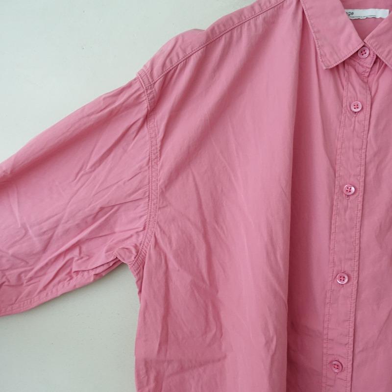 plage（プラージュ） *Boys box シャツ*コットン綿ピンクブラウス