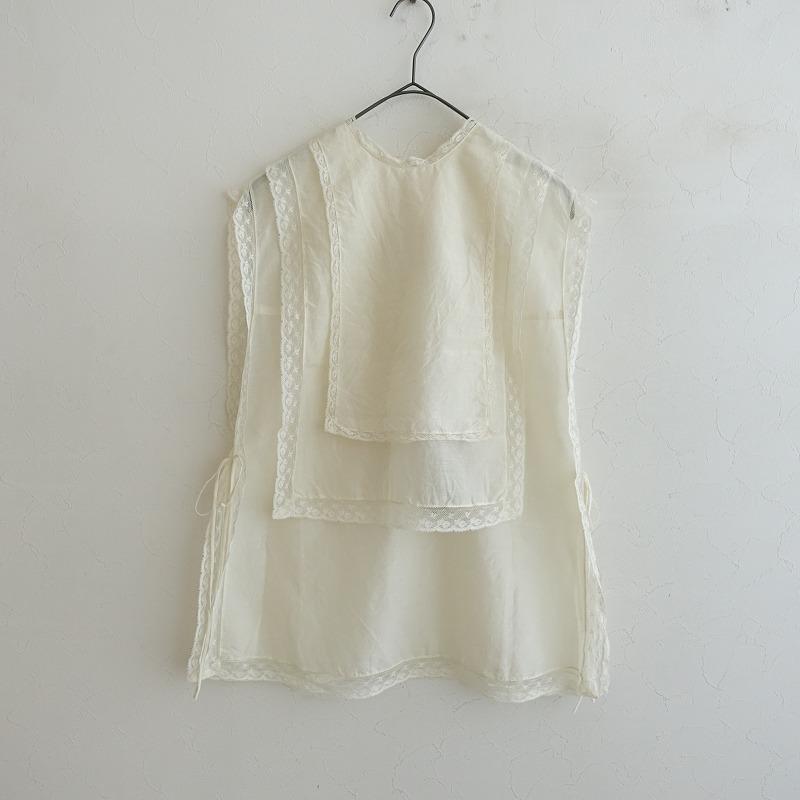 未使用展示品 TOWAVASE Leavers Tablier ジレ ベスト