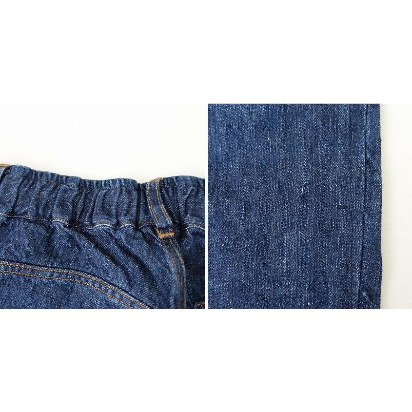 ジョワドゥヴィーヴル joie de vivre *リネンデニムパンツ*F麻ネイビー