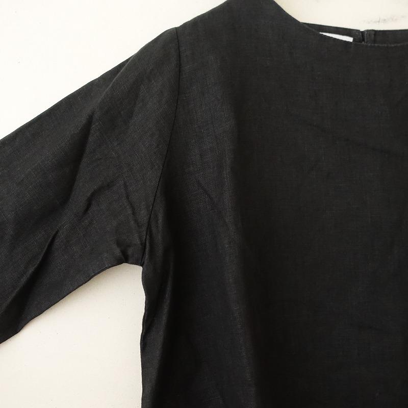 フォグリネンワーク fog linen work *リネンノーカラープルオーバー 